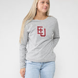 Ladies EU Cross Long Sleeve Tee | Grey