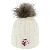 Alps Knit Pom Beanie | Cream