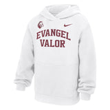 Youth Club Fleece PO Hoodie | White