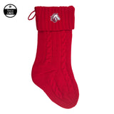Dasher Holiday Knit Stocking | Red
