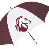 The Birdie Imprinted Golf Umbrella | Maroon/Black