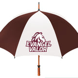 The Eagle Imprinted Golf Umbrella | Maroon/White