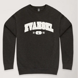 Youth Big Arch Crew | Charcoal Heather