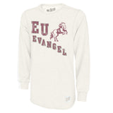 Long Sleeve Deconstructed Crew | Vintage White