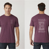 Big Block Tee | Dad | Maroon Heather