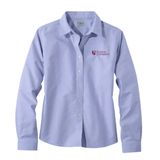 Ladies Wrinkle-Free Pinpoint Oxford Cloth Shirt | French Blue