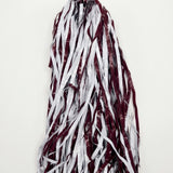 Pom with Ring Tab | Maroon/Black