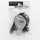 11" Balloons (10pk) | Maroon/Grey