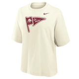 Cotton Short Sleeve Boxy Tee | Sail